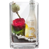 Blumenversand; Der kleine Prinz mit WHITE Secco Piccolo (20cl)